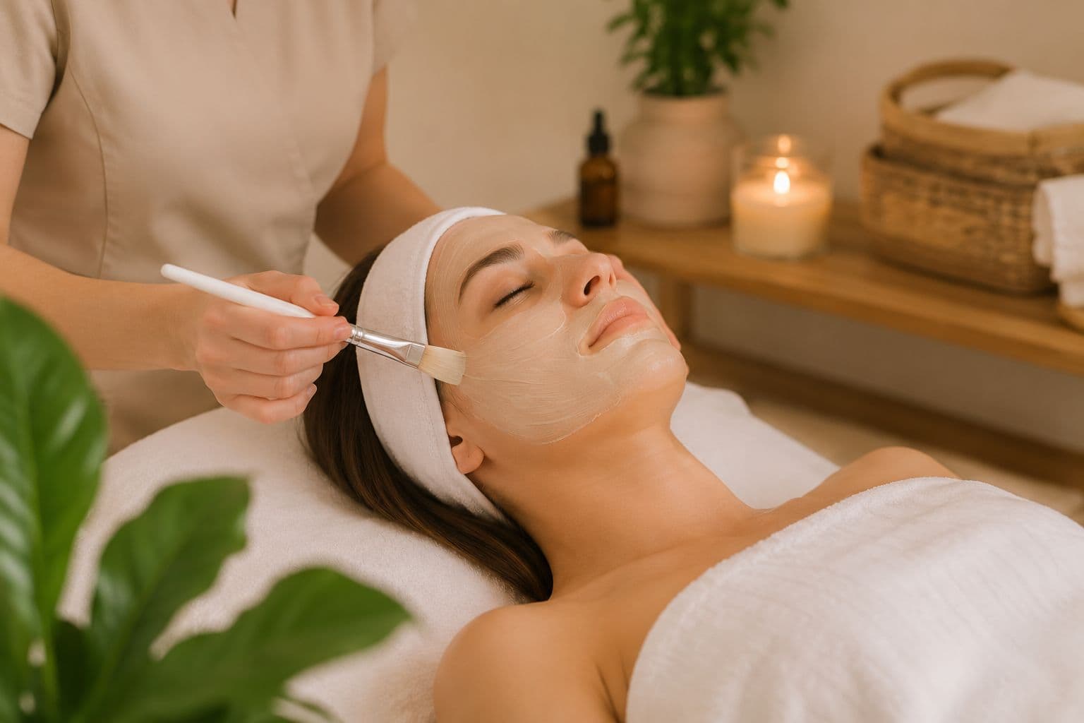 Gesichtsbehandlung bei Kosmetik Sundl