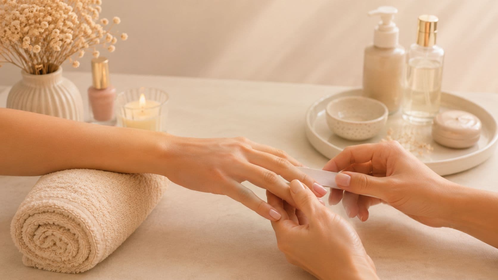 Maniküre bei Kosmetik Sundl